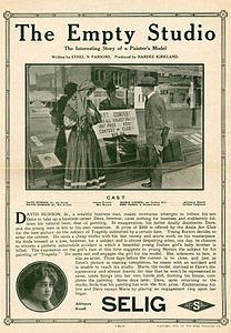 Dépliant de sortie pour LE STUDIO VIDE, 1913.jpg