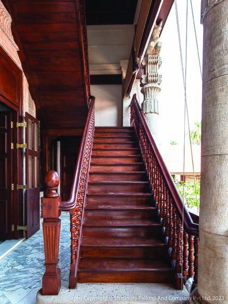 File:Restored staircase at the Verandah.jpg
