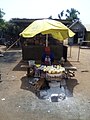 Roasted yam seller