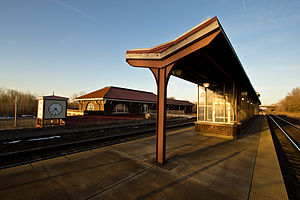 Римская станция Amtrak platform.jpg 