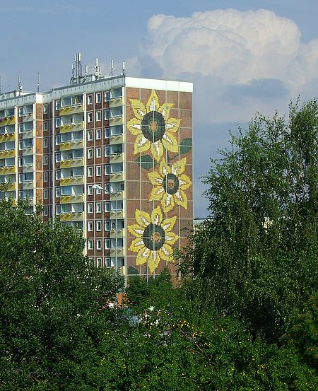 Rostock Lichtenhagen Sonnenblumenhaus