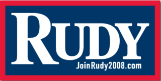 Rudy Giuliani 2008 presidential campaign U.S. Presidential Campaign