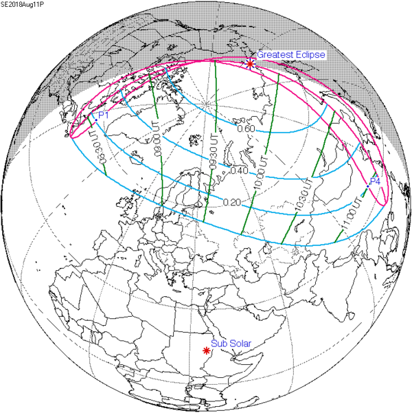 Éclipse solaire du 11 août 2018