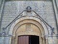 Saint-Lo, église Sainte-Croix, Ourse enchainee.JPG