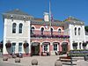 Frontage of former Saint Aubin terminus building on the Jersey Railway