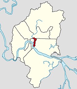 Peta lokasi Kecamatan Samarinda Ilir