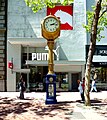 * Nomination San Francisco Market Street clock .--Pierre André Leclercq 08:27, 24 October 2023 (UTC) * Withdrawn  Oppose Too much noise, and heavy artifacts, either AI-upscaled or otherwise overprocessed. Just look at porch of the Puma shop. --Plozessor 18:05, 24 October 2023 (UTC)  I withdraw my nomination I agree, Thanks for the advice. --Pierre André Leclercq 08:38, 25 October 2023 (UTC)