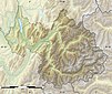 Carte topographique de la Savoie