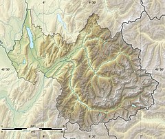 Mapa lokalizacyjna Sabaudii