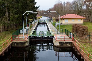 Wolfsbruch lock, view from the east