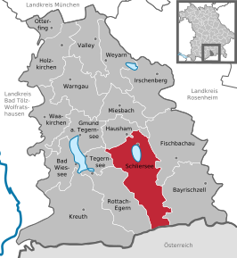 Kaart van Schliersee