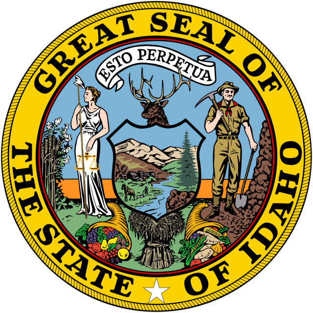Description de l'image Seal_of_Idaho.svg.