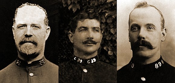 Sergeants Tucker and Bentley and Constable Choate, murdered while on duty on 16 December 1910