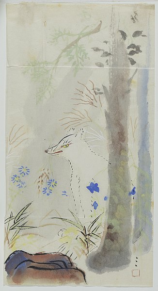 File:Shimomura Kanzan - White Fox - P3n20 - Isabella Stewart Gardner Museum.jpg