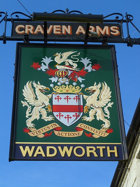 File:Sign at the "Craven Arms" PH - geograph.org.uk - 3499223.jpg