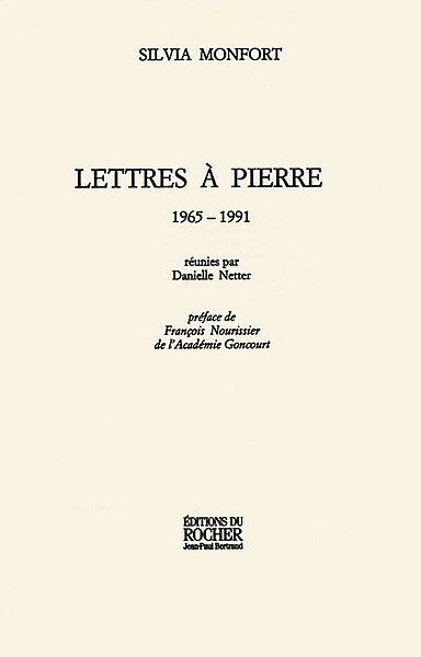 File:Silvia Monfort - Lettres a Pierre 1965-1991 (Editions du Rocher 2003).jpg