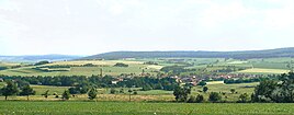 Uitzicht vanuit het noorden naar Sohlingen