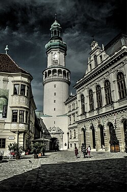 Sopron town center