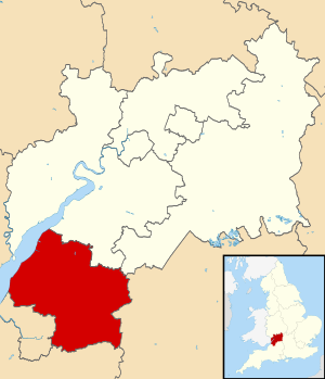 Саут-Глостершир на карте