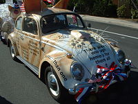 An example of an art car with a message meant to educate Spay neuter car.jpg