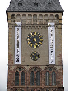 Speyer celebrating 900 years of civic freedom in 2011 Speyer900Burgerfreiheit.jpg
