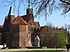 Południowa część terenu zamku na Ostrowie Tumskim we Wrocławiu z kościółkiem św. Marcina