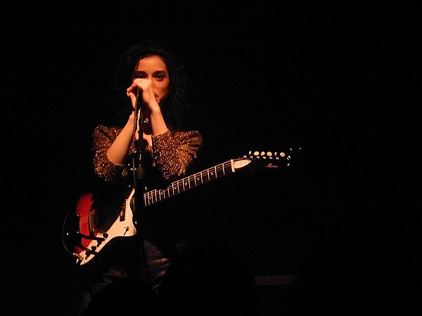 St. Vincent performing at The Button Factory, Dublin in November 2011