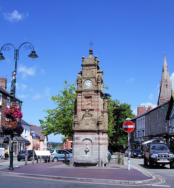 File:St Peter's Square, Ruthin, North Wales.jpg