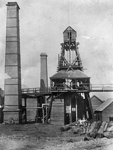 Pithead at the Brilliant Deep Mine, circa 1891 StateLibQld 1 110012 Pithead at the Brilliant Deep Mine, Charters Towers, ca. 1891.jpg