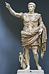 «Август із Прима-Порта» — статуя римського імператора Октавіана Августа I ст. Музей К'ярамонті, Ватикан