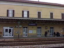La stazione ferroviaria di Arquata Scrivia