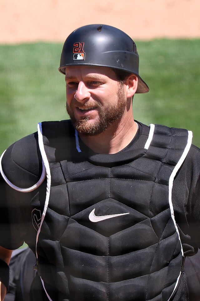 San Francisco Giants - 2018 Game-Used 4th of July Cap worn by #13