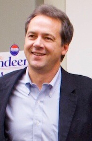 Bullock at a campaign event in Glasgow, Montana, October 31, 2012.