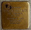 Stolperstein Herstallgasse 12, Aschaffenburg, Elsa Sternheimer.jpg