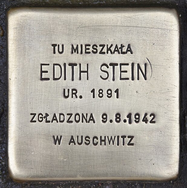 File:Stolperstein für Edith Stein 2.JPG