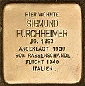 Stolperstein Sigmund Furchheimer Burgstraße 22