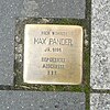 früherer Stolperstein für Max Pander