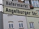 Street sign Hafermarkt and Angelburger Strasse.JPG