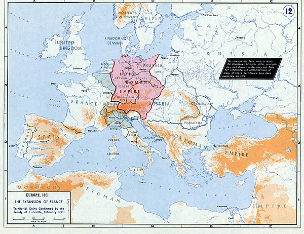 Europe after Lunéville