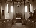 Interiør i kirken fra 1864 Foto: Christian Christensen Thomhav