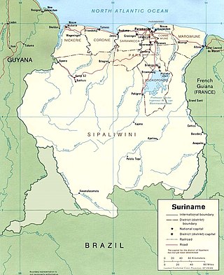 <span class="mw-page-title-main">Borders of Suriname</span>