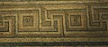 Mosaïque romaine au sol à Pula, Istrie, ~1er siècle.  siècle av.  Chr.