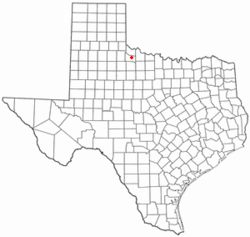 Umístění Crowell, Texas