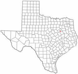 Location of Mildred, Texas