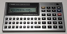 Tandy PC-8 Pocket Computer Tandy Pocket Computer Model PC-8.jpg