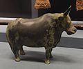 Bronze ox figurine