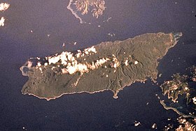 Vue aérienne de l'île Taveuni