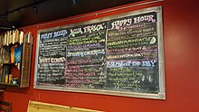 Menu on the wall, 2016 Teote interior, PDX, OR, 2016.jpg
