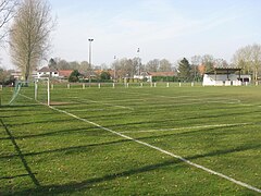 Terrain de football.