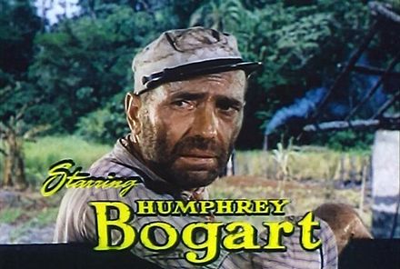 Humphrey Bogart dans L'Odyssée de l'African Queen